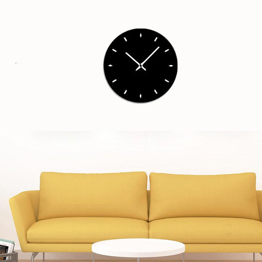 Minimal Round 3D Wall Clock